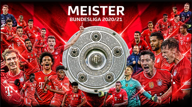Bayern Munich lập kỷ lục Bundesliga về vô địch liên tiếp