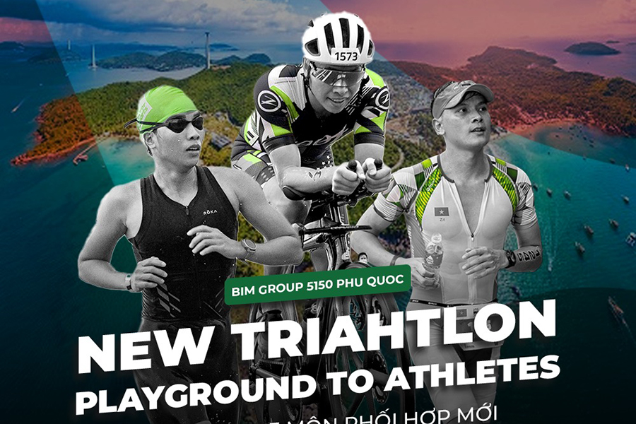 Thử sức với đường đua độc lạ của 5150 Triathlon tại đảo ngọc Phú Quốc