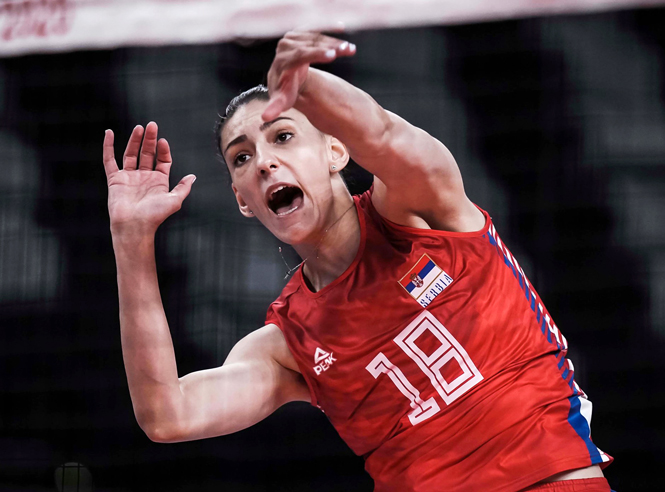 Hạ ứng viên vô địch, Serbia vào bán kết bóng chuyền nữ Olympic Tokyo Hạ ứng viên vô địch, Serbia vào bán kết bóng chuyền nữ Olympic Tokyo