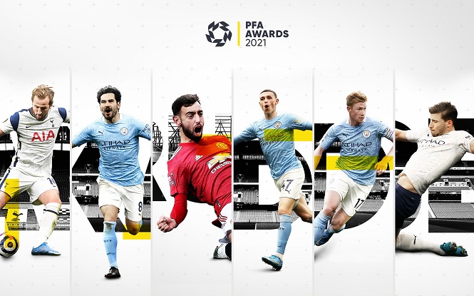 Man City thống trị danh sách rút gọn Cầu thủ xuất sắc nhất năm