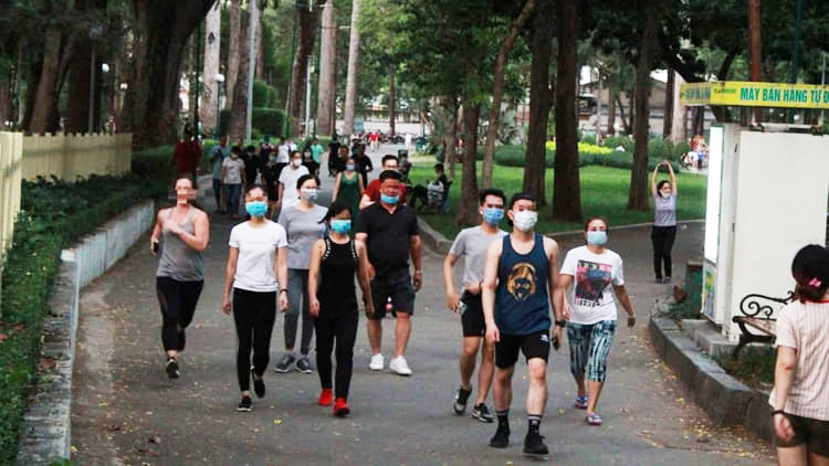TPHCM cho phép tập thể dục, tổ chức sự kiện thể thao nhỏ sau 30/9/2021