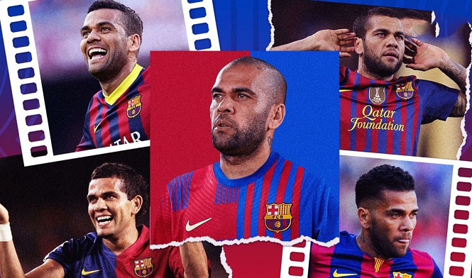 Dani Alves về Barca nhưng bao giờ mới được thi đấu?