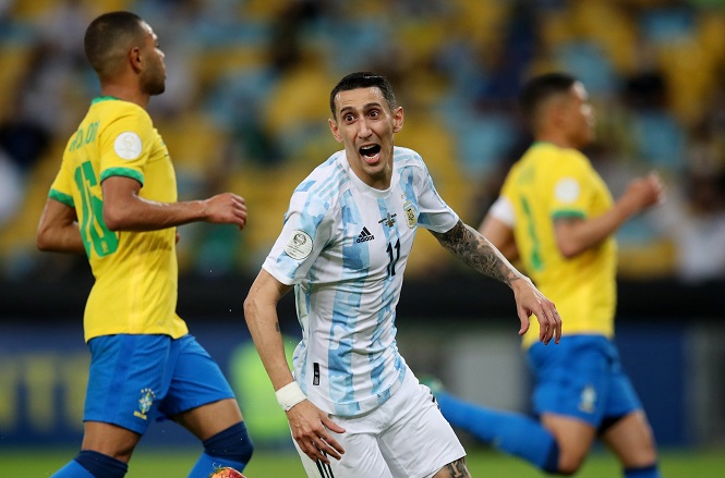 Di Maria lốp bóng chấm dứt cơn hạn hán bàn thắng cho Argentina