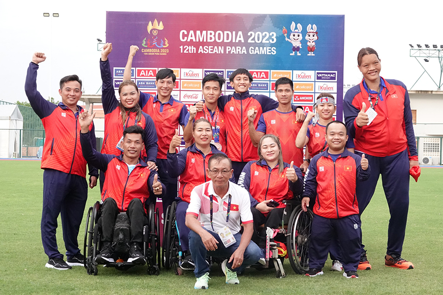 Giành 21 HCV ngày 7/6, bơi và điền kinh giúp đoàn Việt Nam vượt chỉ tiêu vàng ASEAN Para Games 2023 Giành 21 HCV ngày 7/6, bơi và điền kinh giúp đoàn Việt Nam vượt chỉ tiêu vàng ASEAN Para Games 2023