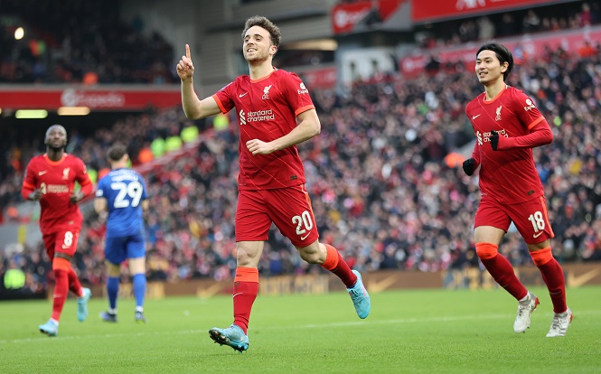 Diogo Jota có thể vượt qua Ronaldo và Salah về bàn thắng quyết định
