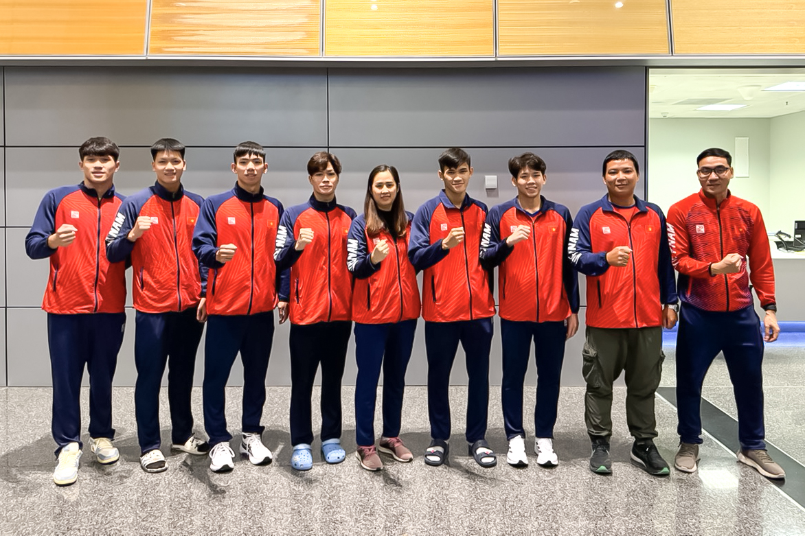 Tuyển bơi Việt Nam có mặt ở Qatar dự giải vô địch thế giới 2024 đúng dịp Tết Giáp Thìn