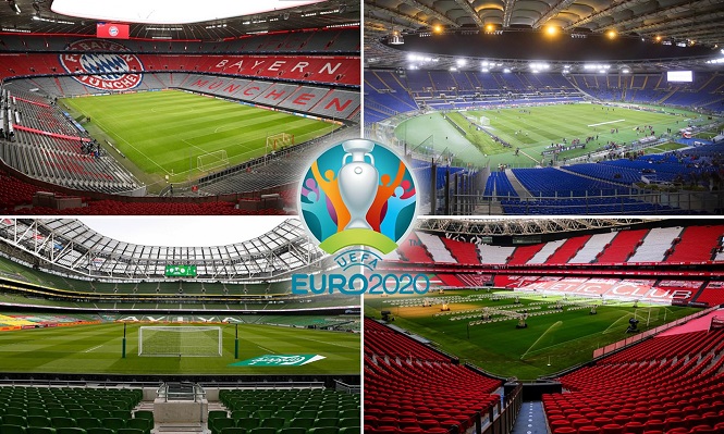 4 thành phố châu Âu có nguy cơ mất quyền đăng cai Euro 2021