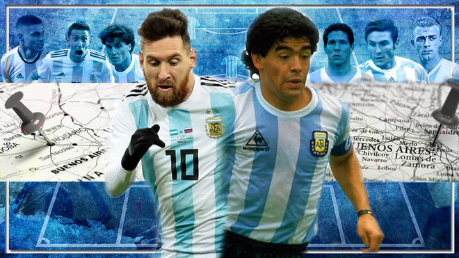 So sánh thú vị về "thế lực" của Messi và Maradona ở Argentina