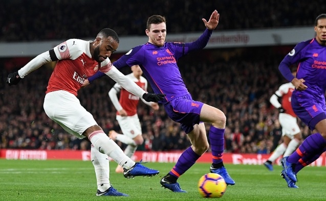 Xem trực tiếp Arsenal vs Liverpool kênh nào?