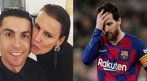 Chị gái Ronaldo gây tranh cãi khi troll Messi bằng hình ảnh độc