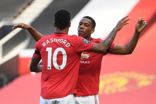Martial phá bỏ lời nguyền của MU với hat-trick đầu tiên sau 7 năm