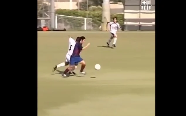 Video rê bóng của Messi chưa từng được công bố gây phấn khích