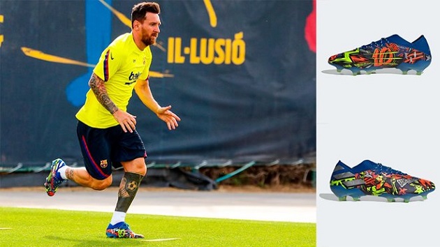 Messi ra mắt giày "độc" phiên bản Barca do Adidas thiết kế