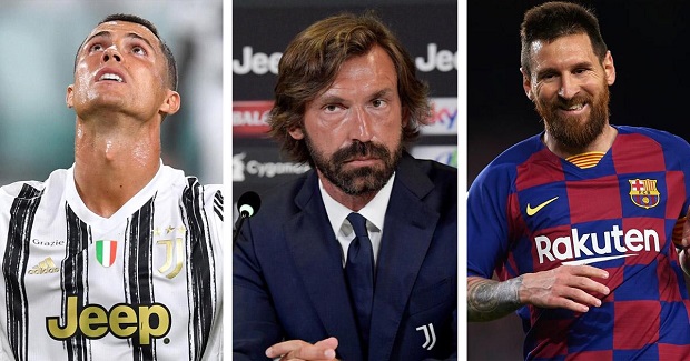 HLV Pirlo từng loại Ronaldo và chọn Messi vào đội hình tiêu biểu