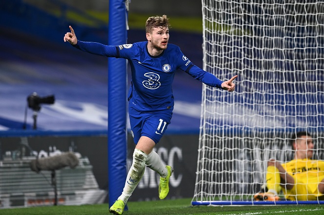 Timo Werner chấm dứt cơn khô hạn bàn thắng kinh ngạc với Chelsea