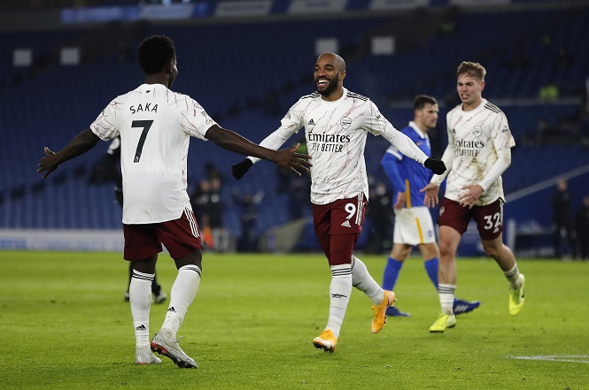 Lacazette định đoạt chiến thắng cho Arsenal trong 21 giây