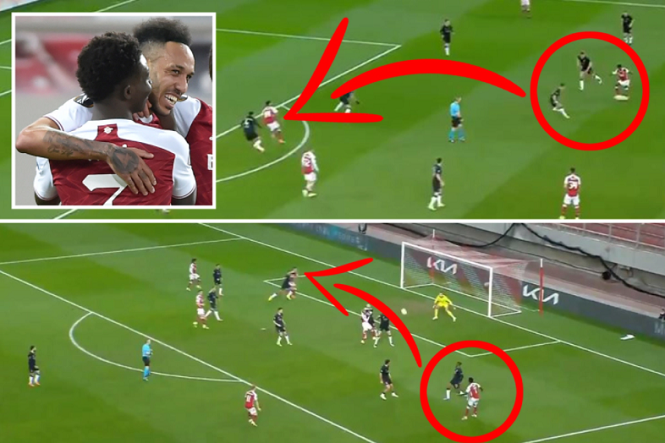Arsenal thay đổi cuộc chơi bằng 2 pha kiến tạo mãn nhãn