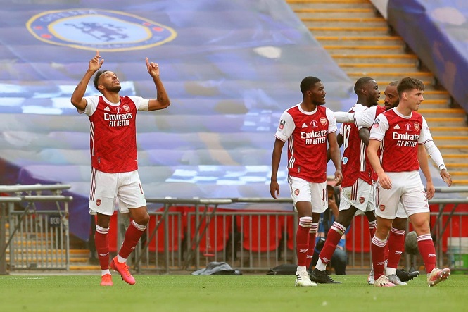 Aubameyang nói gì về tương lai ở Arsenal sau khi vô địch FA Cup?
