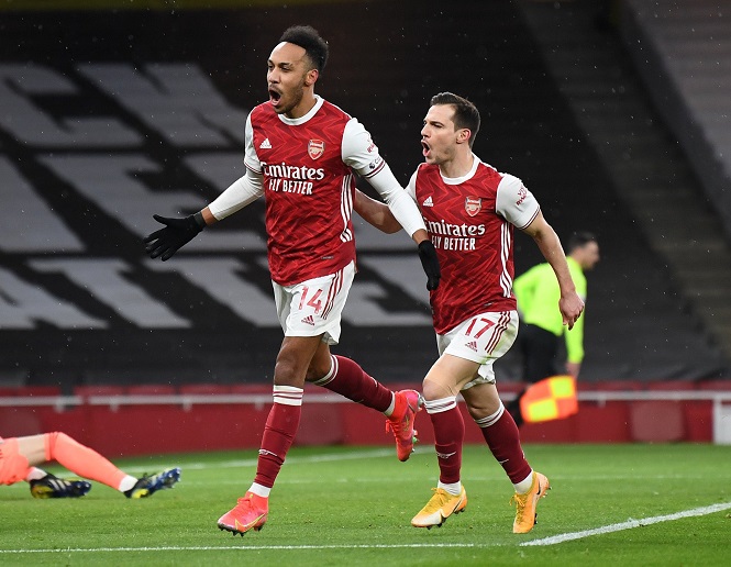 Aubameyang lần đầu lập hat-trick cho Arsenal và đạt cột mốc ở châu Âu