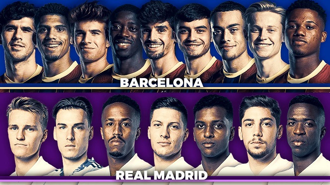 Barca và Real tạo nên trận Siêu kinh điển trẻ nhất từng thấy