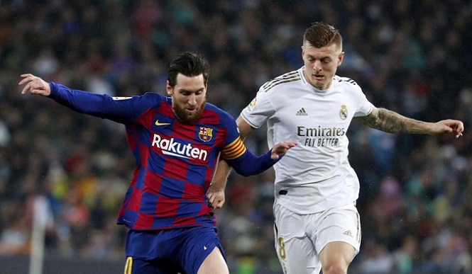 Barca có thể bước vào trận tiếp theo với 7 điểm ít hơn Real Madrid