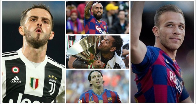 10 cầu thủ nổi tiếng từng khoác áo Barca và Juventus