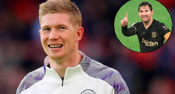 De Bruyne phản ứng ngạc nhiên về khả năng đá cặp với Messi