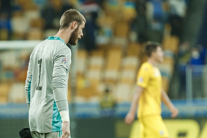 De Gea mắc lỗi khiến Tây Ban Nha nhận thất bại đau đớn