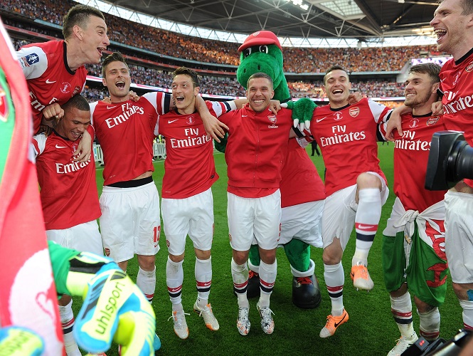 Đội hình Arsenal vô địch FA Cup chia tay người cuối cùng