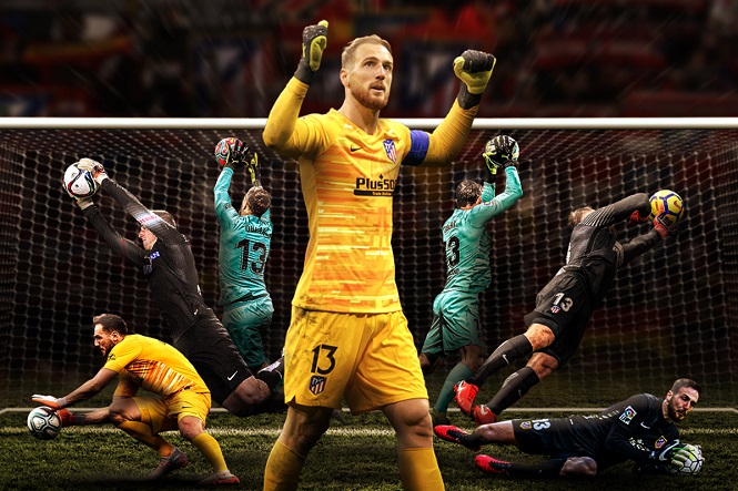 Oblak đánh bại 2 thủ môn Barca để đi vào lịch sử La Liga