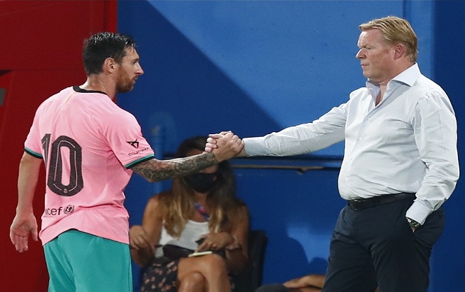 Koeman tiết lộ những gì nói với Messi và Suarez khi tiếp quản Barca
