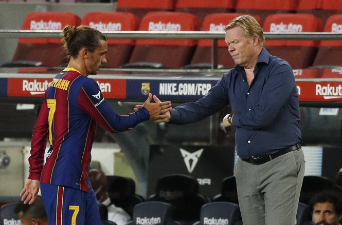Koeman “dằn mặt” Griezmann sau đòi hỏi về vị trí ở Barca