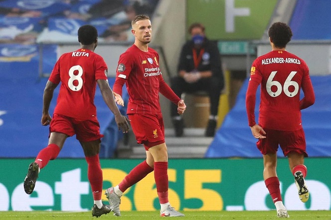 Liverpool giành điểm nhiều hơn kỷ lục của MU dù còn 4 trận
