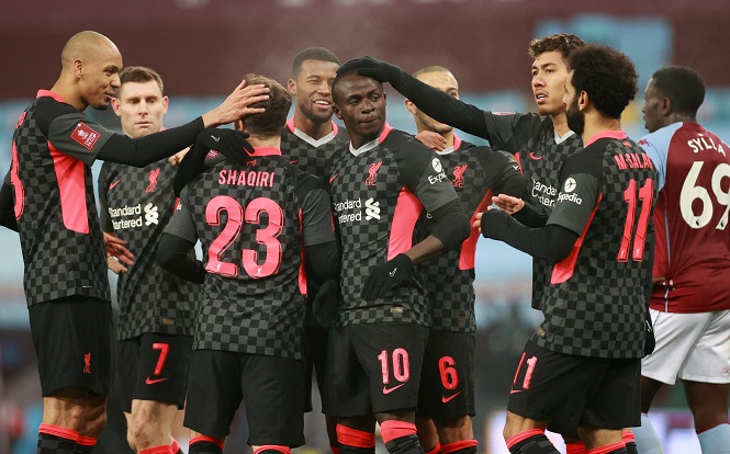 Liverpool tạo ra điều kỳ lạ ở FA Cup sau khi thắng Aston Villa