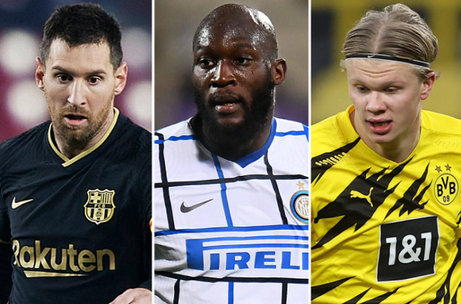 Messi và Haaland trong danh sách rút gọn 5 tiền đạo của Man City Messi và Haaland trong danh sách rút gọn 5 tiền đạo của Man City