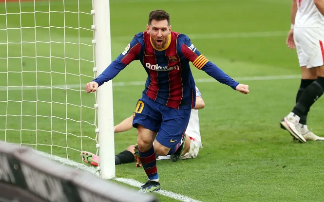 Messi đạt chuỗi ghi b&agrave;n tốt thứ ba với Barca trong sự nghiệp