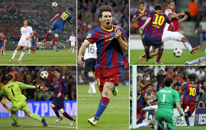 Messi ghi bao nhiêu bàn ở Champions League sau 15 năm?