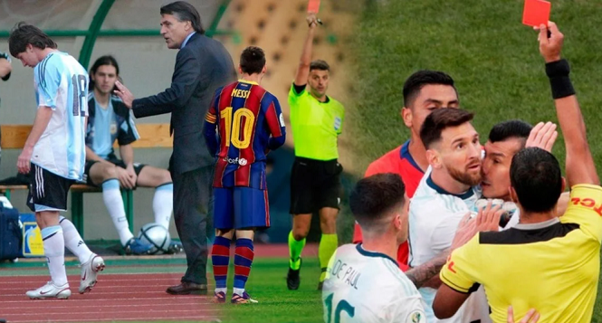 3 thẻ đỏ hiếm hoi của Messi trong sự nghiệp