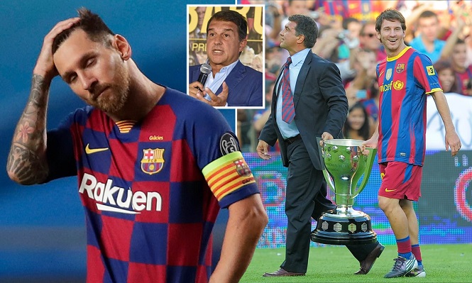 Cựu chủ tịch Barca vẫn hy vọng Messi ở lại với một điều kiện