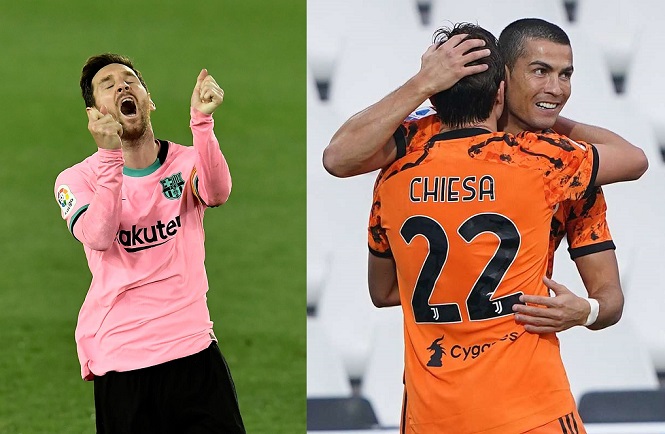 Messi và Ronaldo tìm kiếm bàn thắng với sự khác biệt lớn
