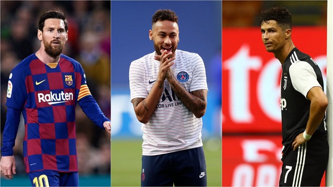Ronaldo không hiệu quả bằng Messi và Neymar ở Champions League
