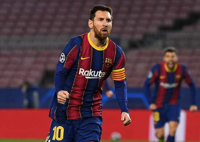 Messi được an ủi bằng kỷ lục ở Champions League khi Barca thảm bại Messi được an ủi bằng kỷ lục ở Champions League khi Barca thảm bại