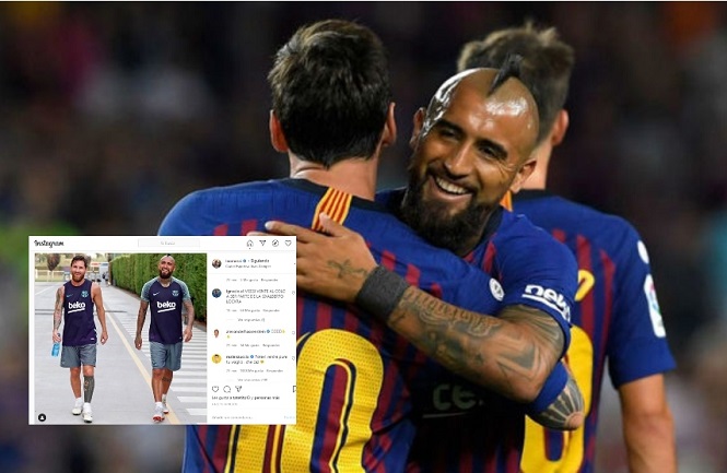 Messi và Luis Suarez chia tay đầy cảm động với đồng đội thân thiết