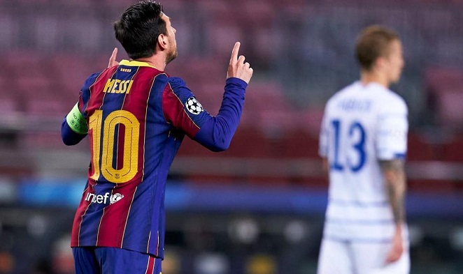 Dynamo Kiev “bực tức” vì Messi vắng mặt ở Champions League