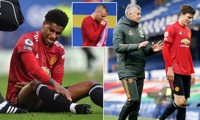 MU hứng chịu 3 chấn thương sau trận thắng Everton