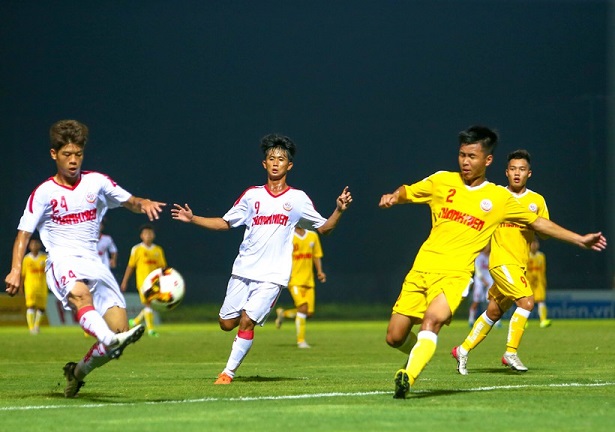 Kết quả U19 SLNA vs U19 CAND: Dắt tay nhau đi tiếp
