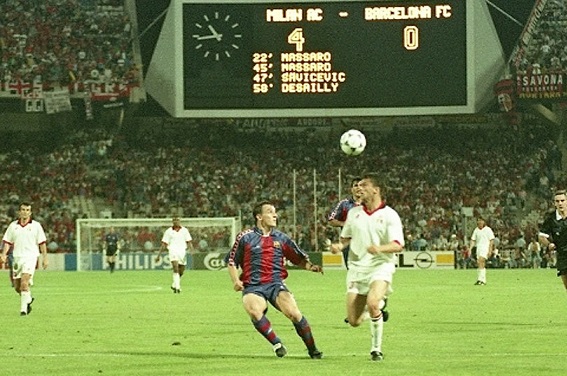 Tròn 26 năm “Dream team” Barca thảm bại tại chung kết Cúp C1
