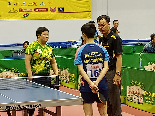 Kết quả giải vô địch bóng bàn toàn quốc: Nam Hải Dương 1 và Nữ TPHCM 1 vô địch đồng đội