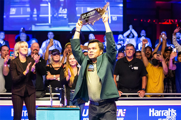 Tân vô địch US Open 2021: Carlo Biado từ xách túi golf thành ông hoàng pool 9 bi Tân vô địch US Open 2021: Carlo Biado từ xách túi golf thành ông hoàng pool 9 bi