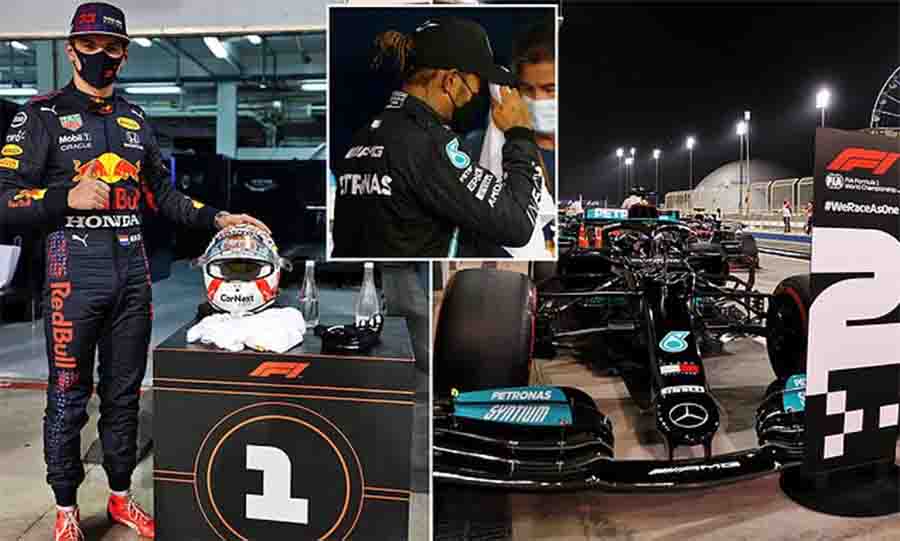 Hamilton bất lực nhìn Verstappen chiếm pole tại Bahrain Grand Prix: Báo hiệu mùa F1 căng thẳng!